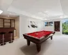 Lower level recreation room, would also make a great media room.